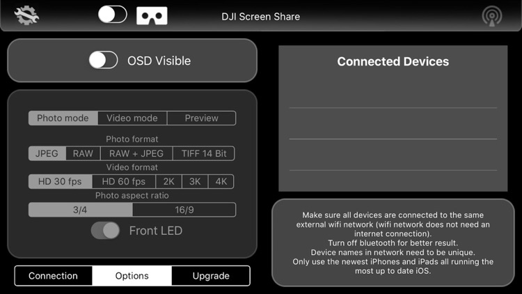 DJI Screen Share - Mavic, Phantom 3/4 Inspire 1/2