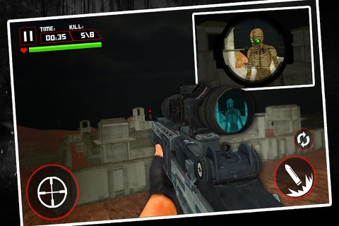 Dead Zombie Apocalypse Sniper Assassin 3D screenshot 2
