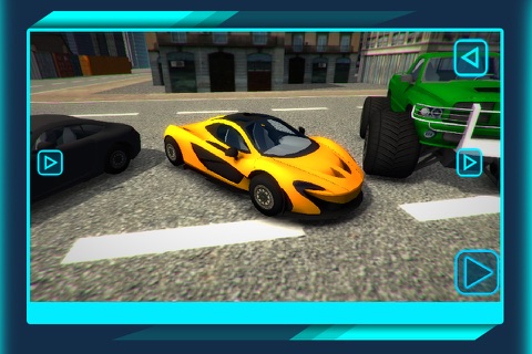 Classic Car City Race 3D screenshot 2