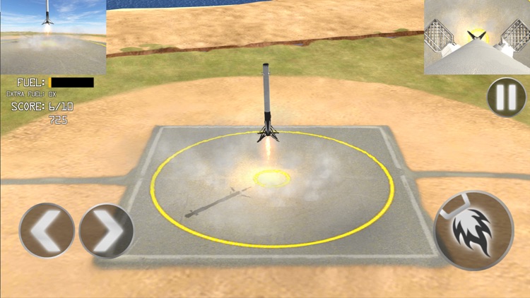 Space Rocket - First Stage Landing Simulator screenshot-3