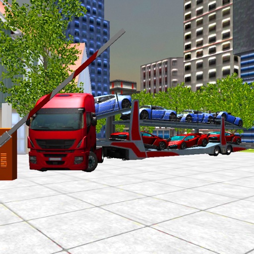 Car Transport Truck 3D icon