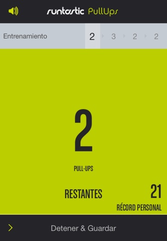 Runtastic Pull-Ups PRO Trainer screenshot 2