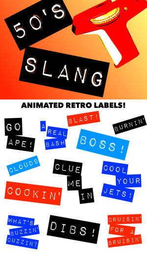 50's Slang: Retro Labeler(圖2)-速報App