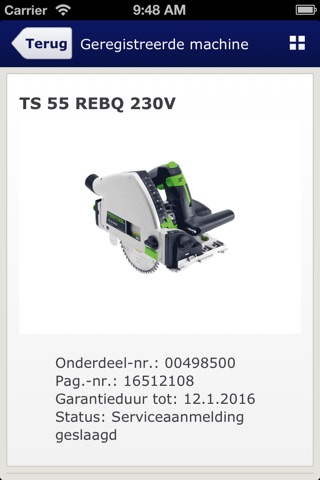 Festool screenshot 4