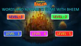 Game screenshot Words and Alphabets Game with Bheem mod apk