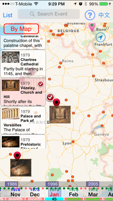 How to cancel & delete World Heritage Sites on Map from iphone & ipad 2