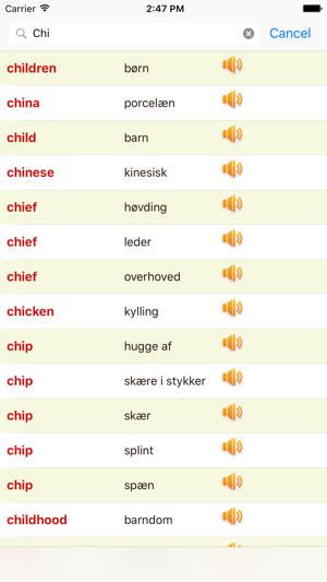 English Danish Dictionary Offline Free(圖3)-速報App