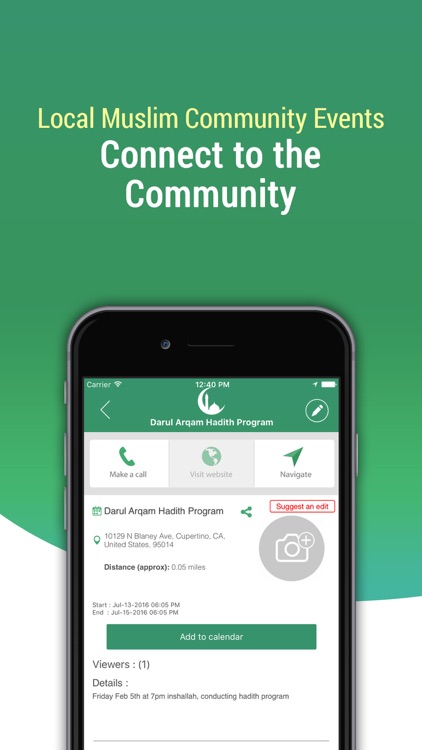 Muslim Directory: Azan Times, Mosque, Zabiha Halal screenshot-3