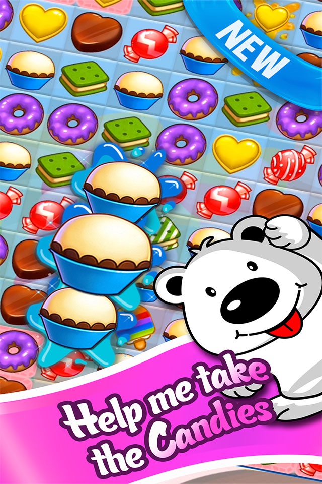 cookie Splash Mania - Match 3 Puzzle game screenshot 3
