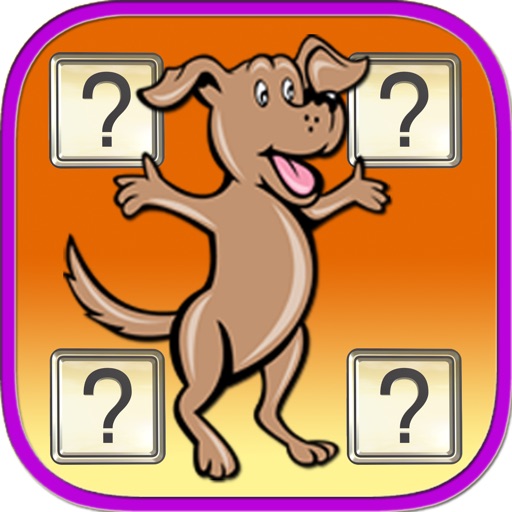 Cute Dog IQ matching games for toddler Icon
