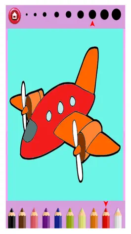 Game screenshot Airplanes Jets Coloring Book - Airplane game apk