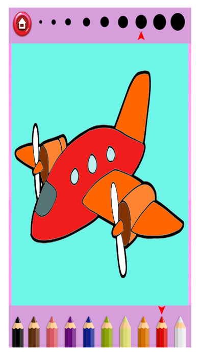 How to cancel & delete Airplanes Jets Coloring Book - Airplane game from iphone & ipad 2