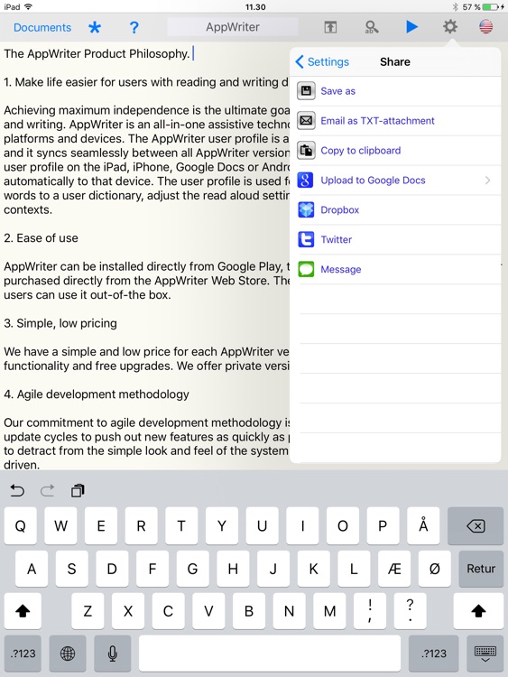 AppWriter US screenshot-3