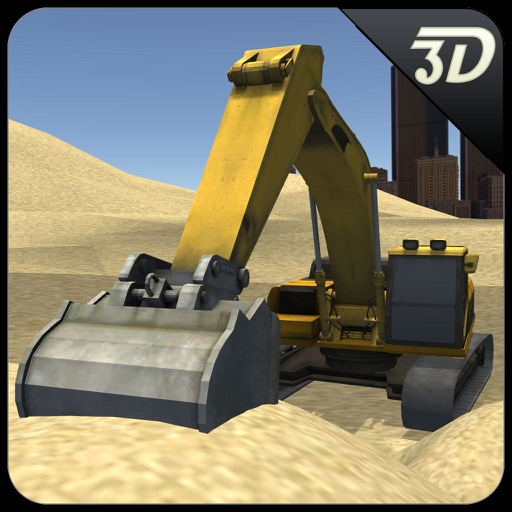 Sand Excavator Simulator 3D - PRO Heavy Duty Crane icon