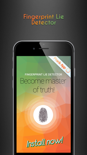 Fingerprint Lie Truth Detector Prank