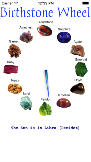 Birthstones Wheel(圖1)-速報App