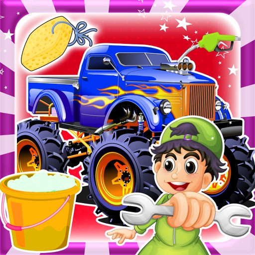 Monster Truck Wash & Repair – Be auto car mechanic icon