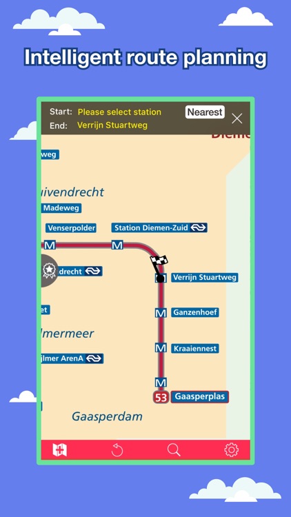 Amsterdam Transport Map - Metro and Route Planner