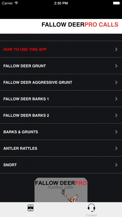 REAL Fallow Deer Calls - Deer Grunt & Deer Bark - BLUETOOTH COMPATIBLE screenshot-0