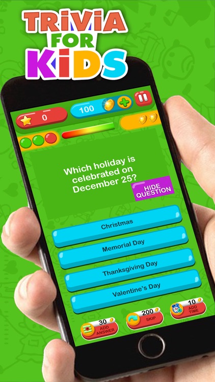 Free Fun Trivia Quiz For Kids – Educational Game for Your Kid and Have Fun screenshot-3