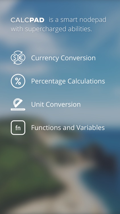 CalcPad - Notepad and Calculator. Reinvented