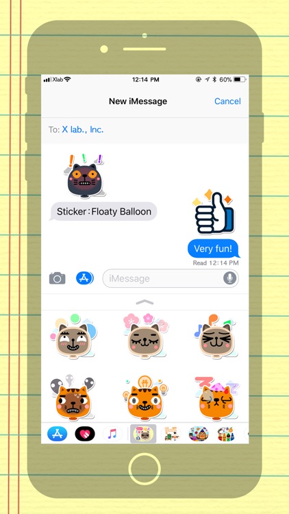 Sticker : Floaty Balloon