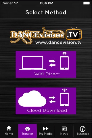 DANCEvision.tv Media Transfer screenshot 2