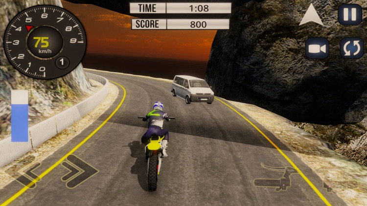 Mountain Motor-Cross Bike Sim