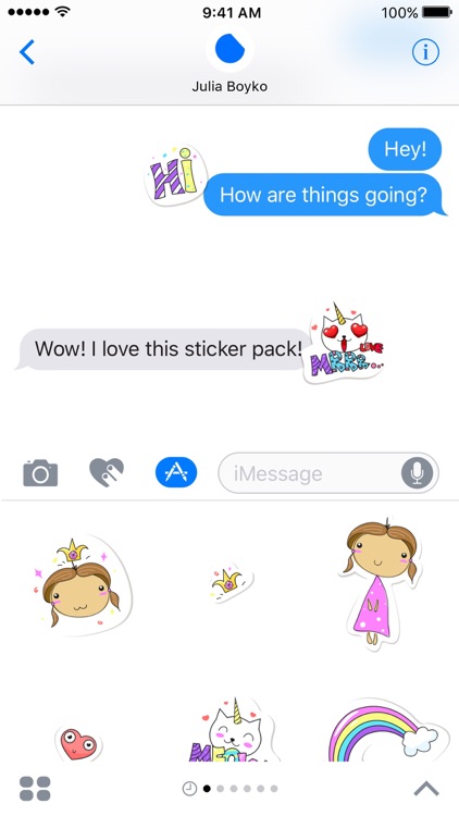 Cute Sticker Set screenshot-3