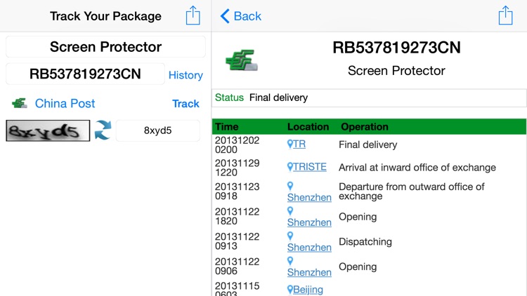 Parcel Tracker screenshot-4