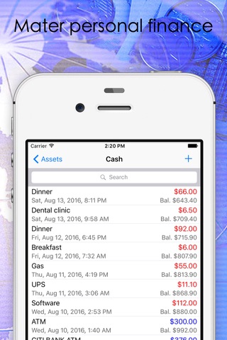 Скриншот из PocketMoney Free-Budget and Cashflow Manager