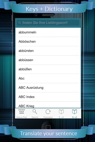 German Eng Dictionary + Keys screenshot 2