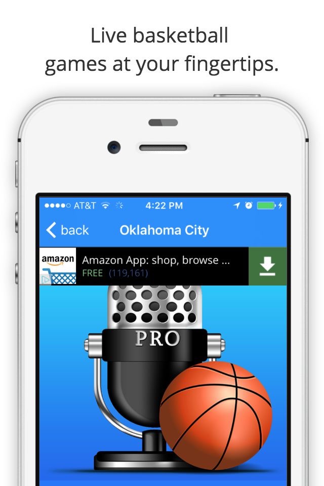 GameDay Pro Basketball Radio - Live Games, Scores, Highlights, News, Stats, and Schedules screenshot 3