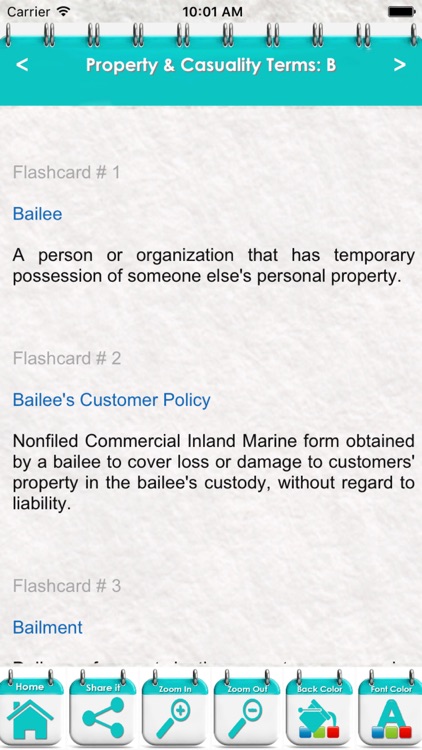 Property & Casuality Terms 400 Notes & Exam Quiz screenshot-3