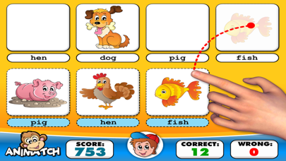 First Words School Adventure: Animals • Early Reading A to Z - Letters Recognition, ABC Spelling, and Alphabet Learning Game for Kids (Kindergarten, Toddlers, Preschool) by Abby Monkey Screenshot 4