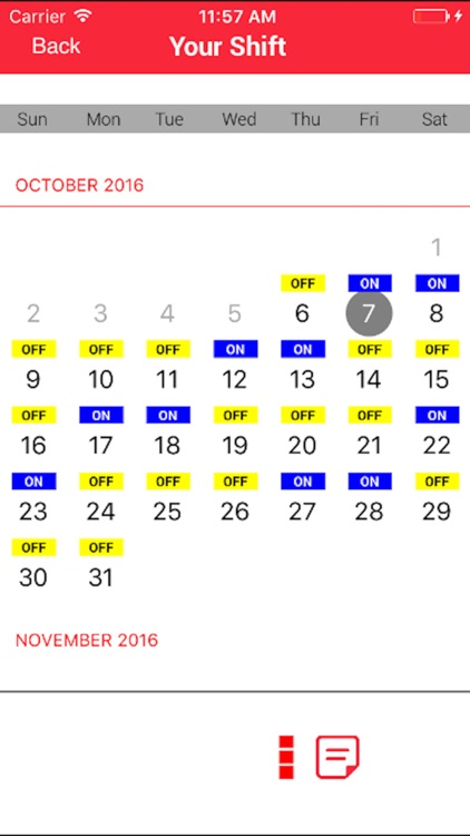 Oil Field Shift Calendar screenshot-3