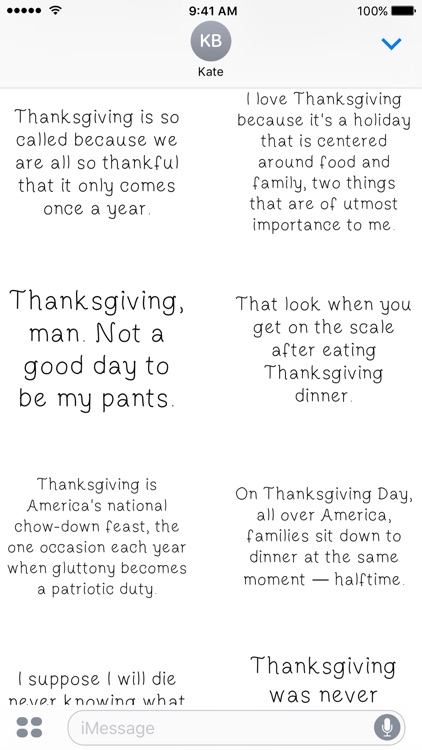 Thanksgiving Quotes - A to Z Stickers screenshot-4