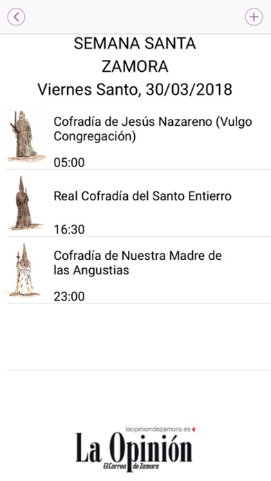 Semana Santa Zamora Oficial screenshot 2