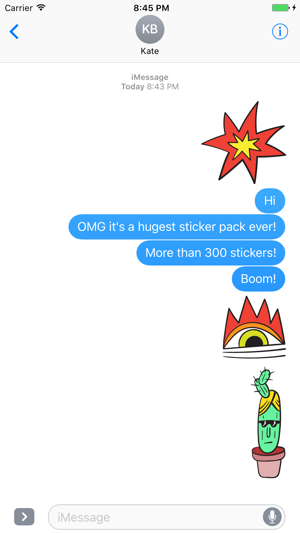 OMG Okroshka Lab Sticker Pack