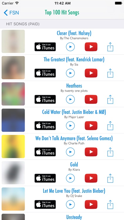 Free Song Notifier for iTunes Downloads & Top Hits