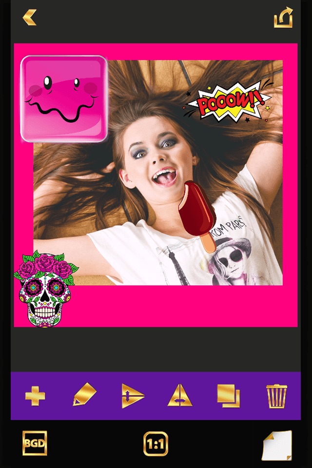 Glam Photo Stickers for Girls–Sticker Image Editor screenshot 3