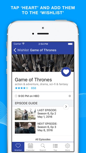 TVShows - Free TV Series Calendar Watch Tracker(圖2)-速報App