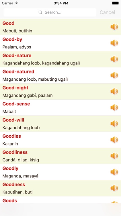 English Tagalog Dictionary Offline Free screenshot-3