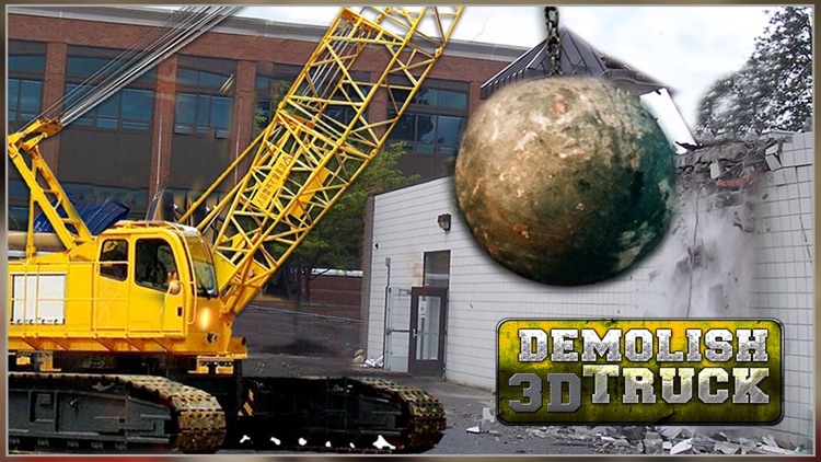 Extreme Wrecking Ball Construction & Demolition Crane 3D screenshot-4