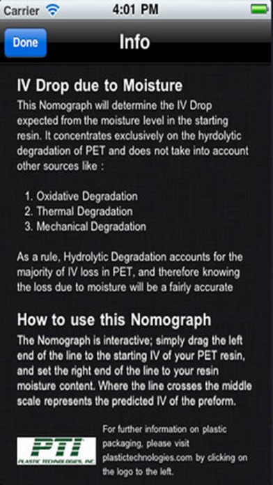 How to cancel & delete P.E.T. Hydrolytic Degradation Nomograph from iphone & ipad 3
