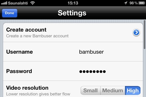 Bambuser screenshot 4