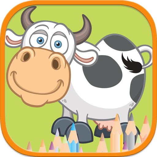 Education Coloring Books (Animals) games for kids Icon