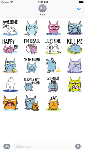 CATWAD (by Jim Benton) Stickers(圖2)-速報App