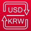 US Dollars to South Korean Wons converter