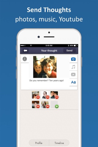 Thought of You - diary, photo album, messenger screenshot 4